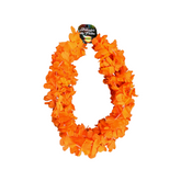 COLLAR FLOR LISO NARANJO 6 UNIDADES